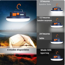 Charger l'image dans la galerie, NightsBright™-Lampe LED rechargeable de camping