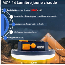 Charger l'image dans la galerie, NightsBright™-Lampe LED rechargeable de camping