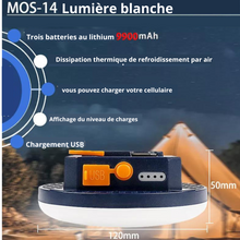 Charger l'image dans la galerie, NightsBright™-Lampe LED rechargeable de camping