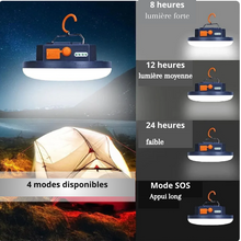 Charger l&#39;image dans la galerie, NightsBright™-Lampe LED rechargeable de camping
